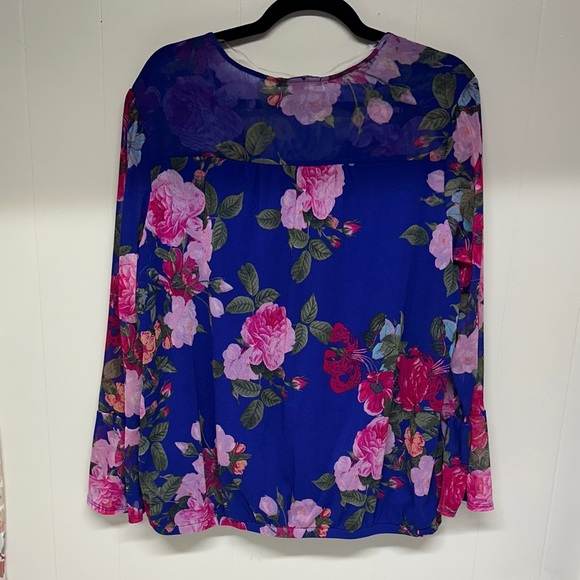 I.N.C International Concepts Womens Surplice Floral Pullover Blouse, - Picture 5 of 12